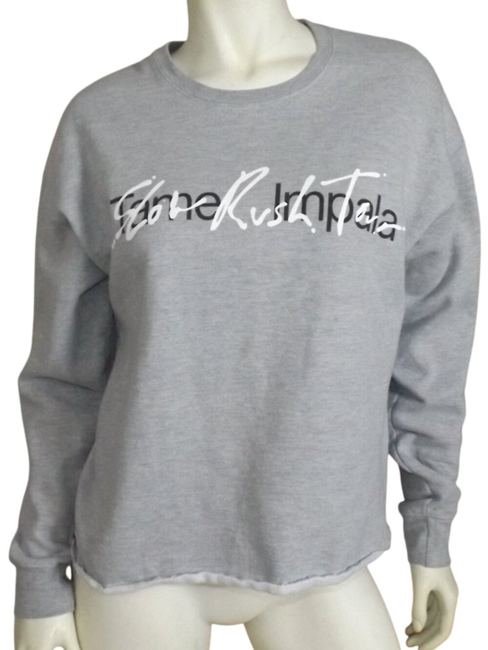 TAME IMPALA Sweatshirt, M, Gray, No Hem, Slow Rush Tour, Long sleeves 2020-2023